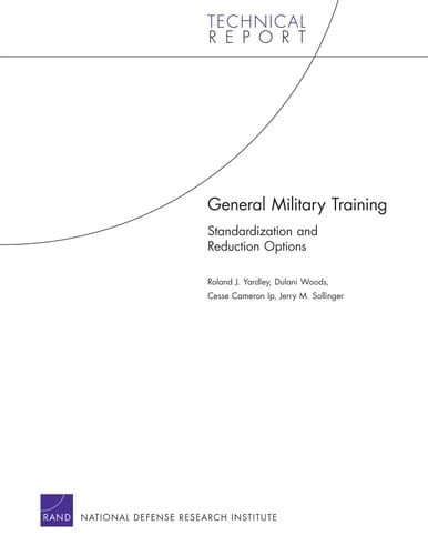 General Military Training Standardization and Reduction Options