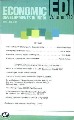 Economic Developments In India : Volume - 113 Analysis, Reports, Policy Documents