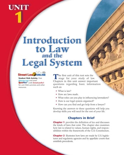 Street Law A Course in Practical Law