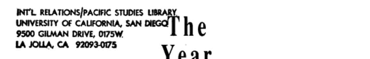 Singapore The Year in Review 1991