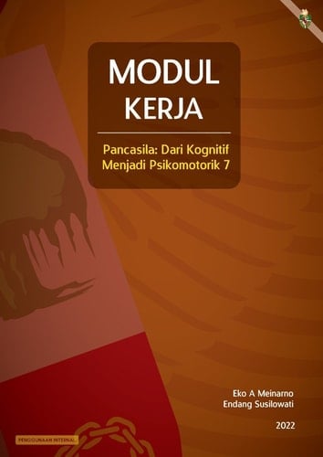 MODUL KERJA Pancasila: Dari Kognitif Menjadi Psikomotorik Jilid 7