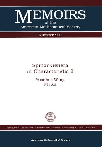 Spinor Genera in Characteristic 2