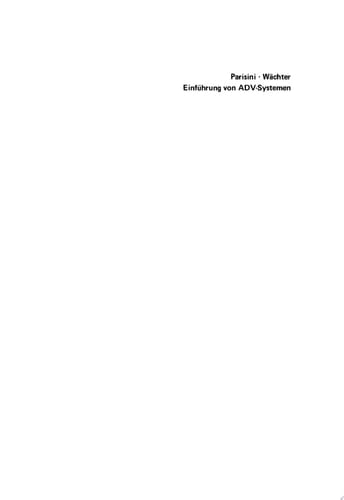 Organisations-Handbuch für die Einführung von ADV-Systemen Systemplanung. Systemanalyse. Systemeinführung