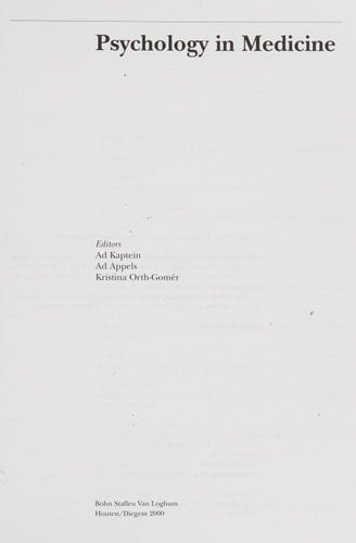 Psychology in Medicine