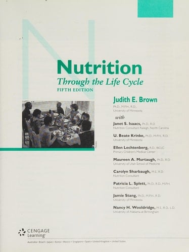 Nutrition Through the Life Cycle