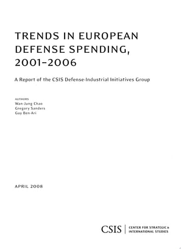Trends in European Defense Spending, 2001-2006