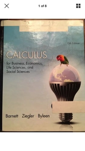 Calculus for Business, Economics, Life Sciences, and Social Sciences