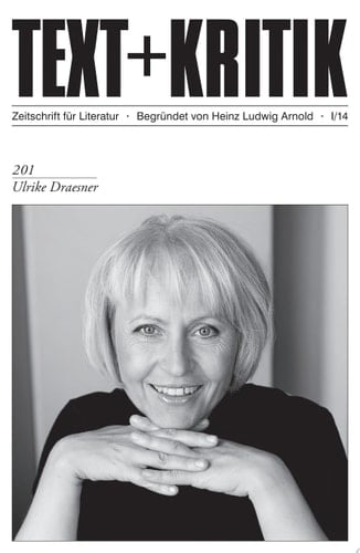TEXT+KRITIK 201 - Ulrike Draesner