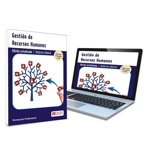 Libro de texto en formato físico de Gestión de Recursos Humanos