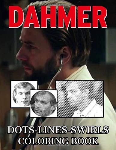 Dahmer Dots Lines Swirls Coloring Book: Dahmer Great Gift Activity Diagonal-Dots-Swirls Books For Adults