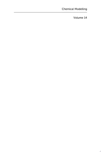 Chemical Modelling Volume 14