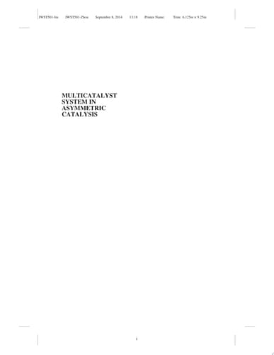 Multicatalyst System in Asymmetric Catalysis