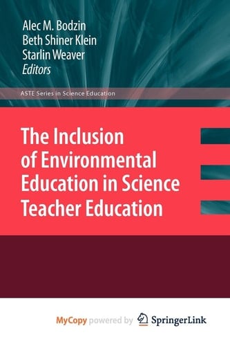 The Inclusion of Environmental Education in Science Teacher Education