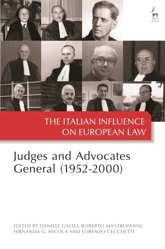 The Italian Influence on European Law Judges and Advocates General (1952-2000)