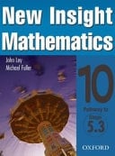 New Insight Mathematics 10, pathway to stage 5.3
