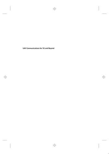 UAV Communications for 5G and Beyond