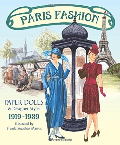 Paris Fashion Paper Dolls and Designer Styles 1919-1939