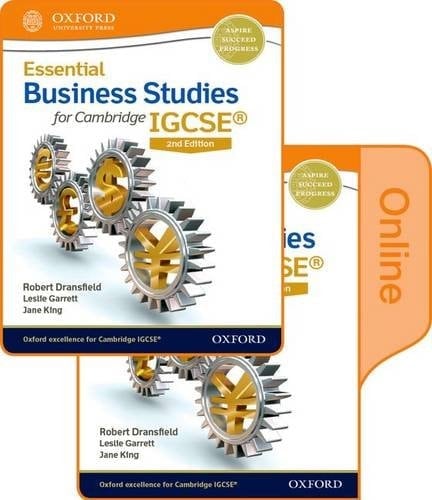 Essential Business Studies for Cambridge IGCSE (R): Online Student Book