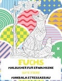 Malbücher für Erwachsene - Mandala Stressabbau - Süße Tiere - Fuchs