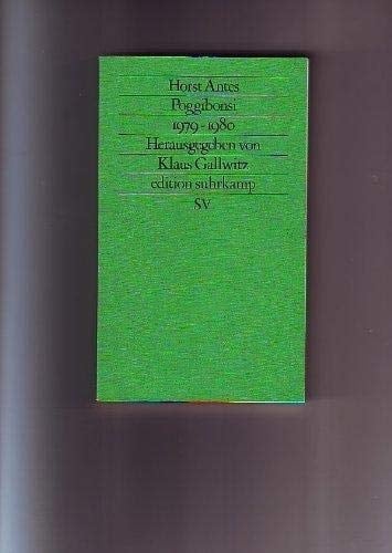 Horst Antes, Poggibonsi, 1979-1980