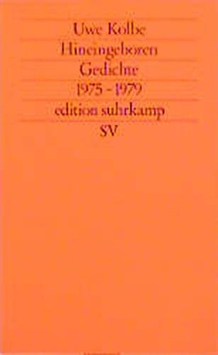 Hineingeboren Gedichte 1975-1979