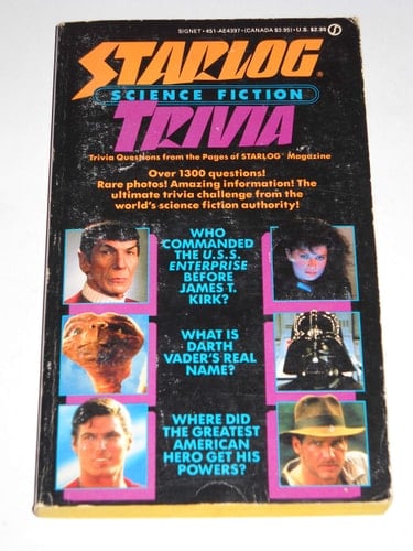 Starlog Science Fiction Trivia