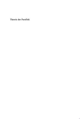 Theorie der Parafiski