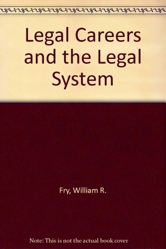 Legal Careers and the Legal System
