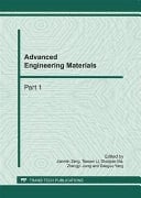 Advanced engineering materials : selected, peer reviewed papers from the International Conference on Manufacturing Science and Engineering (ICMSE 2011), April 9 - 11, 2011, Guilin, P.R. China