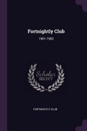 Fortnightly Club 1901-1902