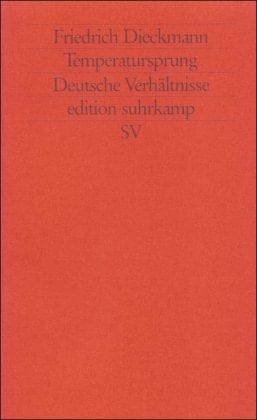 Temperatursprung: Deutsche Verhältnisse (Edition Suhrkamp) (German Edition)
