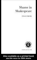 Shame in Shakespeare