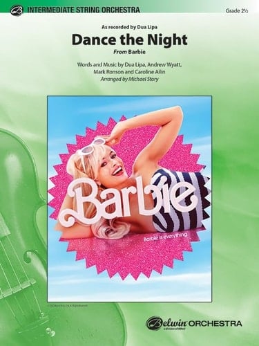 Dance the Night From Barbie, Conductor Score & Parts