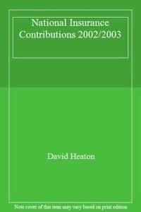 National Insurance Contributions 2002/2003