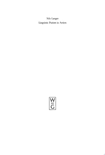 Linguistic Purism in Action