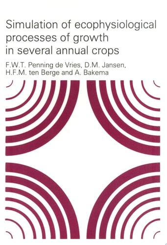 Simulation of Ecophysiological Processes of Growth in Several Annual Crops
