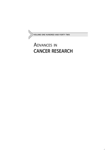 Advances in Cancer Research