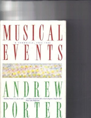 Musical Events A Chronicle, 1983-1986