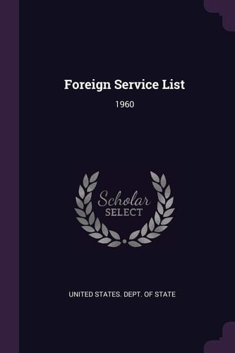Foreign Service List 1960