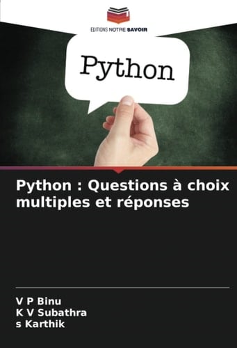 Python : Questions à choix multiples et réponses (French Edition)
