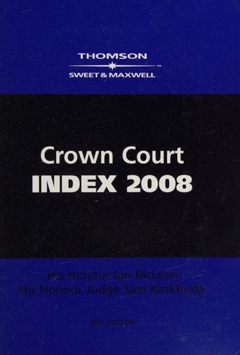 Crown Court Index 2008