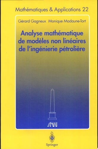 Analyse mathématique de modèles non linéaires de l'ingénierie pétrolière