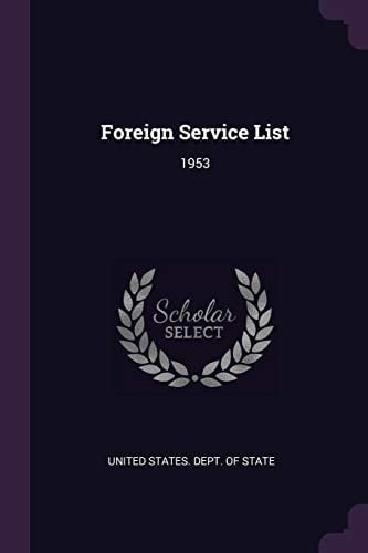 Foreign Service List 1953