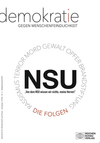 NSU. Die Folgen Demokratie gegen Menschenfeindlichkeit 2/2016