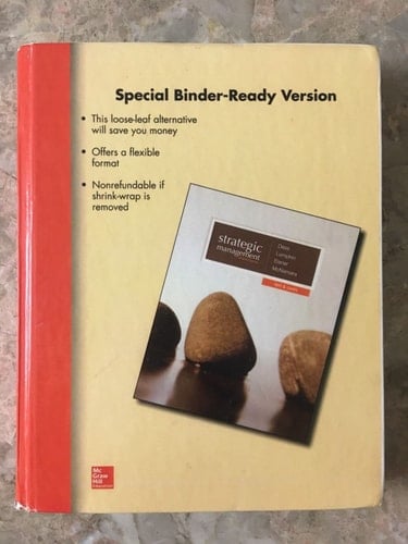 Loose-Leaf Strategic Management: Text and Cases