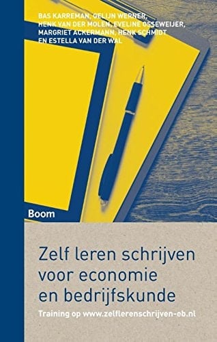 Zelf leren schrijven voor economie en bedrijfskunde training op www.zelflerenschrijven-eb.nl
