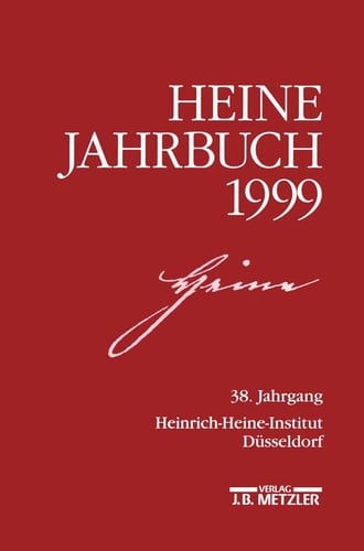 HEINE-JAHRBUCH 1999 38. Jahrgang