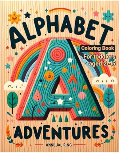 Educational Alphabet Letter Coloring Book For Toddlers Ages 2-5 (US Edition)