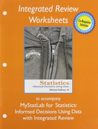 Worksheets for Statistics Informed Decisions Using Data with Integrated Review