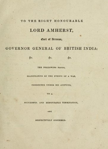 Documents Illustrative of the Burmese War With an Introductory Sketch of the Events of the War, and an Appendix